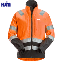 Vêtements de travail personnalisés Vêtements de sécurité réfléchissants à haute visibilité, logo de travail Vestes chaudes Manteaux coupe-vent imperméables à manches régulières