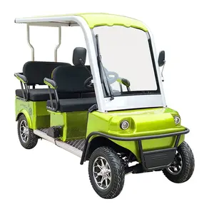 高品质4套盘式制动器60v高尔夫球车电动观光旅游车四轮车