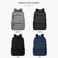 Sac à dos pour ordinateur portable en tissu Oxford respirant, personnalisé en usine, moderne, multi-poches, avec panneau dorsal respirant, pour le travail quotidien, les voyages d'affaires