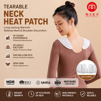 Thérapie par la chaleur profonde pour la raideur du cou, vente en gros d'usine, patch chauffant pour le cou activé par l'air