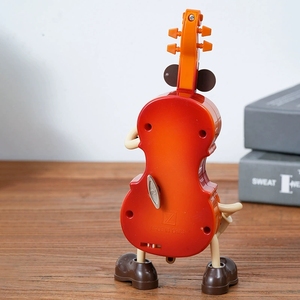 Guitare musicale en plastique en gros, figurine de guitare oscillante, ornement, cadeau saisonnier, jouet - Product Image 5