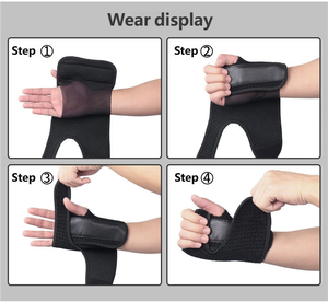 Aofit 钢板力量训练护掌护具关节扭伤扭伤固定护腕保护器 - Product Image 6