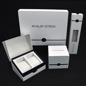Wholesale High-quality Luxury Watch Case Custom Logo Watch Packaging Box White Cardboard Paper Packaging Gift Box