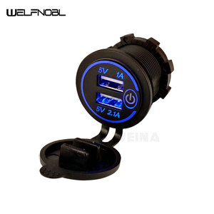 Chargeur USB de <span class=keywords><strong>voiture</strong></span> haute performance 5V 1A 2.1A à double port avec charge rapide pour <span class=keywords><strong>installation</strong></span> sur tableau de bord de <span class=keywords><strong>voiture</strong></span> ou camion - Product Image 1