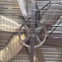 Ventilateur d'extraction axial mural industriel en acier inoxydable à commande tactile 220V/380V, extracteur d'air puissant pour l'élevage de volailles