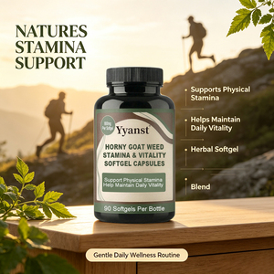 Gélules de 800 mg de Horny Goat Weed à marque privée OEM, 90 pièces, Mélange Herbal Bien-être pour Soutenir la Force Physique et la Vitalité Quotidienne des Hommes - Product Image 5