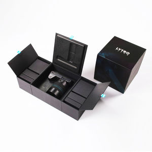 กล่องกระดาษบรรจุภัณฑ์กล้องแบบแข็งพิมพ์ลายด้านพร้อมโลโก้ - Product Image 3