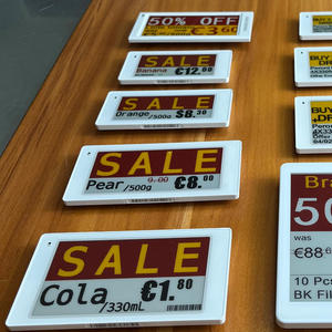 3.5นิ้วระบบ Ble EAS บลูทูธ API 4สีป้ายหิ้งอิเล็กทรอนิกส์ EPD E Ink Display NFC ESL Digital SHELF talkers ป้ายราคา - Product Image 1
