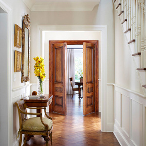 Puerta de Entrada de Madera Maciza Compuesta <span class=keywords><strong>Optima</strong></span>, con Acabado de Grano de Madera, Sin Pintura, Antirrobo, para Casas Rurales Autoconstruidas - Product Image 1