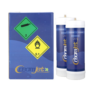Creamjet Stock UE Livraison Rapide Lot de 2/boîte Bouteille de gaz CO2/N2 pour crème fouettée Qualité alimentaire Outils pour desserts Réservoir de gaz - Product Image 1