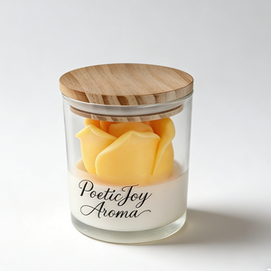 Bougie en cire de soja parfumée aux fleurs, bougie d'aromathérapie sans fumée pour la décoration de la maison, cadeau idéal pour les mariages et les fêtes - Product Image 3