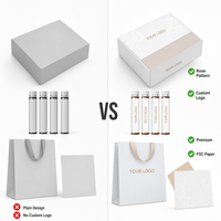   Boîte cadeau écologique blanche de qualité supérieure avec poignée, logo personnalisé, boîte de luxe pour capsules nutritionnelles, vitamines et protéines