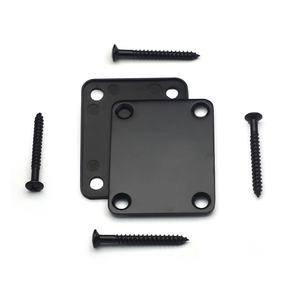 Accesorios de guitarra, placa de cuello de guitarra eléctrica cromada/negra/dorada, placa de cuello de guitarra Vintage para piezas de guitarra ST TL <span class=keywords><strong>Fender</strong></span> - Product Image 2