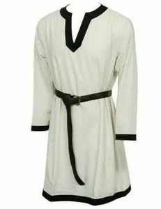 Ropa renacentista auténtica, Túnica de algodón Medieval de alta calidad, manga larga, Floral, antiarrugas, para recreaciones, Cosplay - Product Image 1