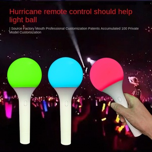 Bâton lumineux translucide personnalisé pour concert, avec éclairage 3D rotatif à 360 degrés et 15 couleurs, télécommande DMX - Product Image 3