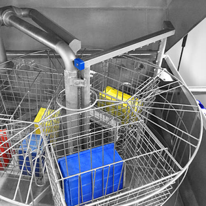 Cestello in acciaio inox 304 per la pulizia del cestello per la disinfezione in acciaio inox con coperchio - Product Image 6