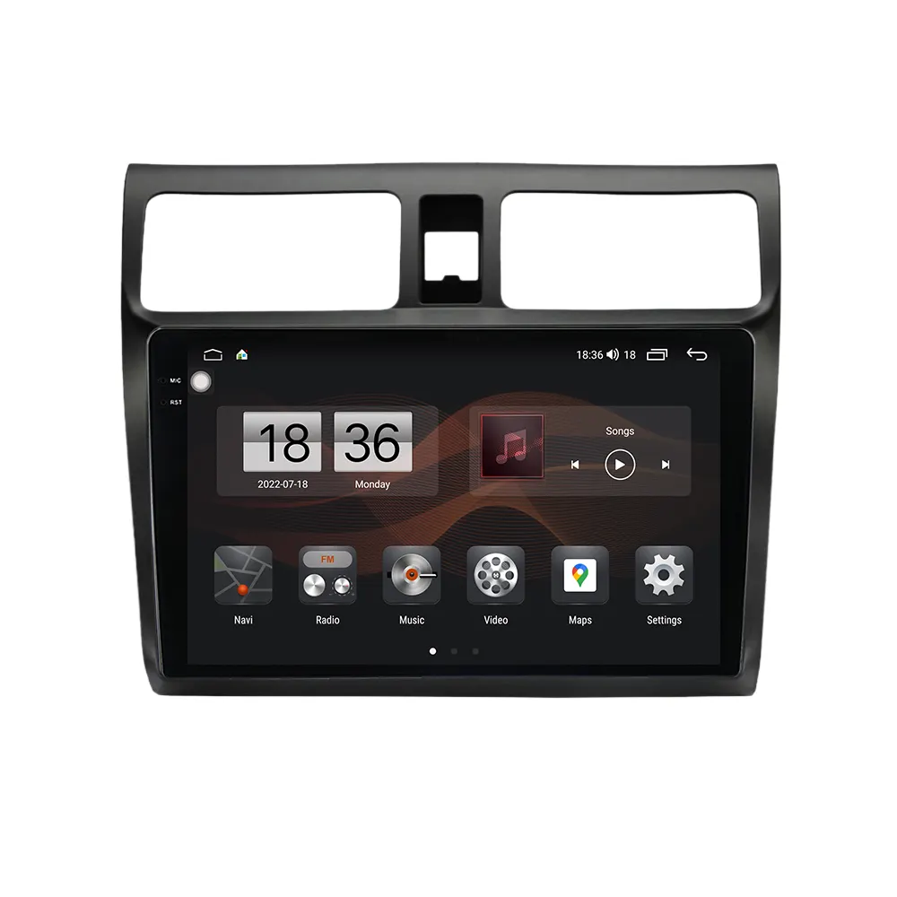 MKD 10 in doble din car stereo Car GPS 4 channel car audio for Suzuki Swift 2003-2010