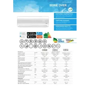 Aire Acondicionado Split Dual Diloc 10001-12000 Btu Inverter R32 A+++ Wi-Fi Opcional, Refrigeración, Calefacción, Ahorro de Energía, Eléctrico - Product Image 3