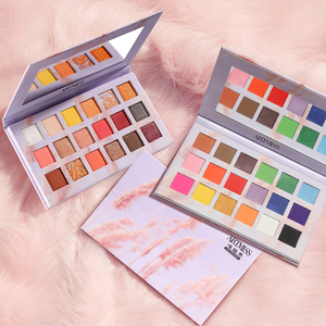ARTMISS 18 Couleurs Sec Imperméable À L'eau Palette <span class=keywords><strong>De</strong></span> Fard À Paupières Haute Pigmentation Maquillage Palettes - Product Image 2