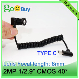 Cámara tipo C con lente EFL de 8mm, 40 grados, vídeo en vivo, streaming, seguridad del hogar, CCTV, 2MP, HD, teléfono móvil, OTG - Product Image 2