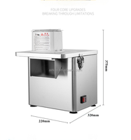 Commerciële Multifunctionele Roestvrijstalen Frietsnijder Fruit-En Groentesnijmachine Uiensnijmachine Snijmachine