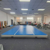 Grand tapis de gymnastique gonflable Airtrack à prix d'usine à usage domestique côtés en PVC de carbone