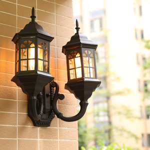 Outdoor Wall Mount Aluminum Alloy <b>LED</b> Lamp Tempered Glass <b>Diffuser</b> 3500K Warm White Light Solar Powered 10-Year Warranty Garden - Product Image 1