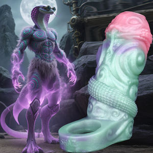 Lurking Crown Hollow Penis Vaina Fantasy Monster Cock Sleeve Diseño <span class=keywords><strong>de</strong></span> agrandar para el juego sexual masculino - Product Image 1