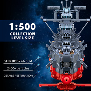 GANRAKU Space Battleship Yamato Model <b>Building</b> <b>Blocks</b> 1:8 Scale 30 Pieces ABS Plastic Collection Level for Boys Age 13-14Y - Product Image 2