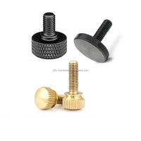 Vis moletées à main en aluminium et zinc-aluminium sur mesure, classe 8.8, filetage métrique standard M2 M3 M5 M6, directement du fabricant