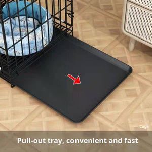 Caseta plegable para perros, jaula de alambre ventilada para perros pequeños y medianos con bolsa de viaje - Product Image 2