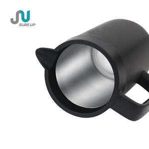 Cafetière à piston en acier inoxydable de 1,0 L avec filtre à 5 couches, double paroi isolée, presse silencieuse, indicateur, sans BPA - Product Image 3