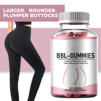 Appelazijn BBL Gummies Granaatappel Rode Biet Vitamine B6 B12 Voedingsmiddelkwaliteit Voedingssupplement 60 Gummies Halal Gecertificeerd