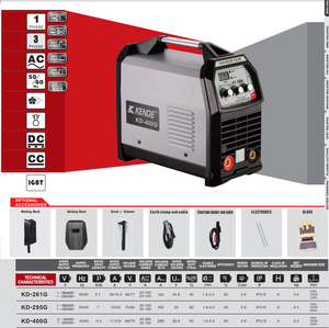 Deko — machine à souder à Arc électrique, série KD-400G, onduleur, MMA, argon, cc bâton, soudeur <span class=keywords><strong>tig</strong></span>, <span class=keywords><strong>AC</strong></span> - Product Image 3