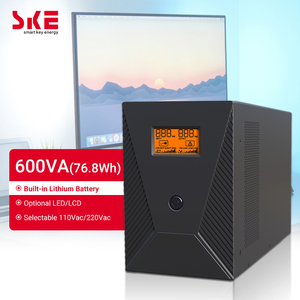 Alimentation électrique UPS hors ligne et en ligne adaptée aux fabricants SKE, sortie 110V 220V, batterie intégrée 57,6Wh, UPS 600VA 360W - Product Image 1