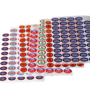 Miễn Phí Mẫu Trong Suốt Tùy Chỉnh Thực Phẩm Trái Cây Đóng Gói In Nhãn Tùy Chỉnh In Vòng <span class=keywords><strong>S</strong></span>ản Phẩm Nhãn Dán Vinyl Tùy Chỉnh Nhãn - Product Image 1