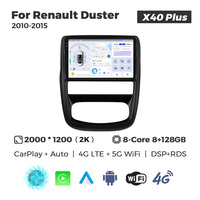 MEKEDE X10 X20 X30 X40 UIS7865 8+128G QLED AKM DSP CarPlay sans fil Android Auto pour Renault Duster 2010-2015