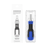 YIYUN – Kit de tournevis à cliquet compact 13-en-1 avec 12 embouts CRV, manche en acier et plastique, outils professionnels OEM pour l'électronique