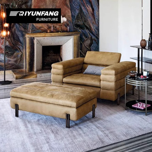 Set di divani a fila diritta di piccole dimensioni su misura italiani in tessuto nero forma rettangolare ingrandita all'ingrosso disponibile - Product Image 3