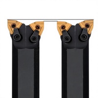 Porte-outils multifonctionnel pour tour CNC à double tête pour trous internes et cercles externes S25S-2MWL08-33