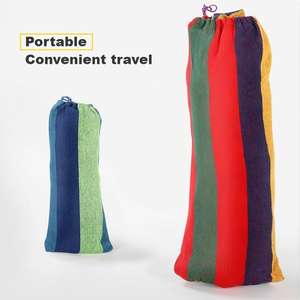 डेवी फैक्ट्री की कीमत थोक स्विंग पोर्टेबल फोल्डेबल आउटडोर कैंपिंग हैममॉक बेड 300 किलो वजन क्षमता सभी कैनवस - Product Image 6