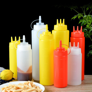 Dispensador De Salsa Con 3 Boquillas – Práctico Para Ketchup, Mayonesa Y Salsas Espesas, Fácil De Usar En Cocina