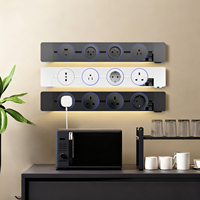 BAOBEN Track Socket es una toma de corriente portátil con cable expuesto para uso en la cocina y la sala de estar. Es un Enchufe para Riel Deslizante
