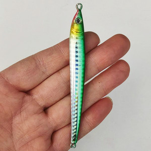 Nuevo Señuelo de Pesca Luminoso de Metal para Agua Salada, de Larga Distancia y Hundimiento Rápido, con Anzuelos Auxiliares, 7g 28g 100g - Product Image 5