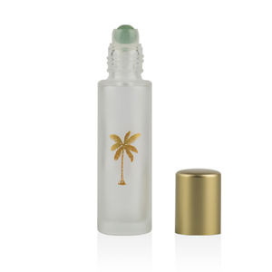 Boîte en papier de 15ml Bouteille à rouleaux Bouteille en verre d'huile pour les soins de la peau Bouteille de parfum de <span class=keywords><strong>poche</strong></span> Verre dépoli Cosmétique Sérigraphie Aluminium - Product Image 3