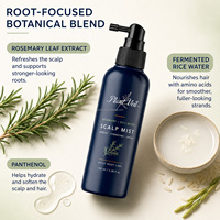 Semprotan Penumbuh Rambut Rosemary Kafein dengan Logo Khusus untuk Rambut Tipis, Rapuh, dan Kusam, Perawatan Akar Rambut Harian