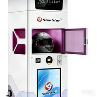 Machine à laver les casques, compartiment unique, haute qualité, faible coût, pour atelier de réparation de motos, vente en gros