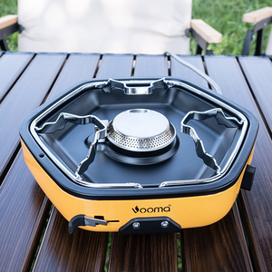 Quemador de Gas Portátil Vooma Mini Cast, Cocina de Gas <span class=keywords><strong>a</strong></span> Propano de Alta Presión Resistente al Viento, Estufa Portátil para Exteriores, Fabricación Superior, Combustible Butano - Product Image 4