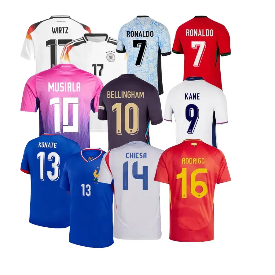 2024 Euro Neue Spielerversion Fußballtrikots Deutschland KROOS DRAXLER REUS MULLER Schottland England Fußballtrikot Herren Kids-Kit