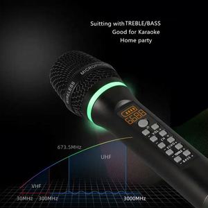Uhf chuyên nghiệp năng động không dây <span class=keywords><strong>Microphone</strong></span> BT Reverb âm thanh phổ Live Streaming cho sân khấu Nhà KTV - Product Image 5